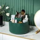 360 rotativa maquiagem desktop caixa de armazenamento cosméticos organizador grande capacidade para banheiro portátil batom maquiagem escova caneta titular