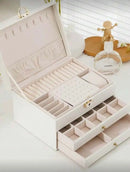 Porta joias Premium em couro - Proteja e guarde com estilo.