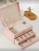 Porta joias Premium em couro - Proteja e guarde com estilo.