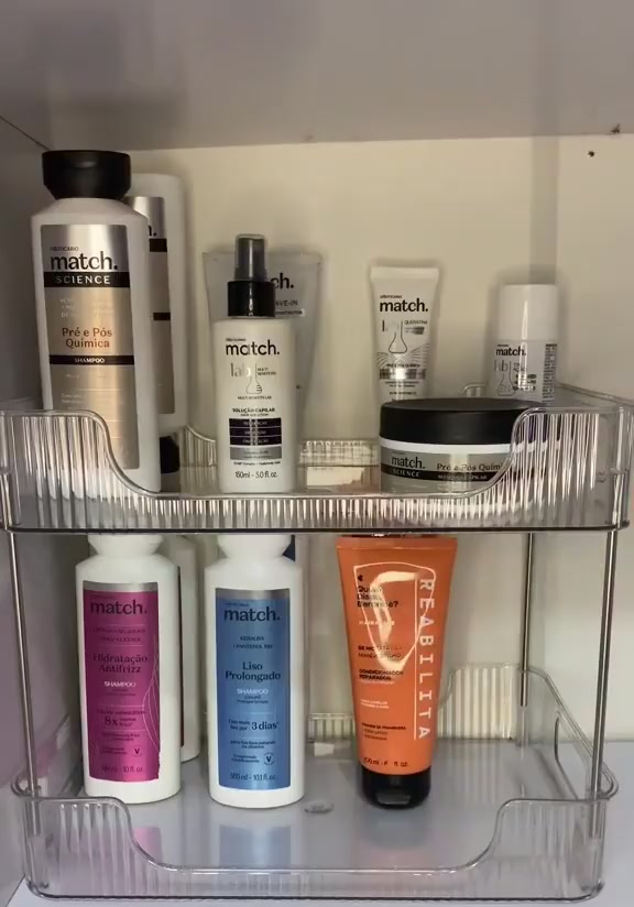 Organizador Prateleira Diamante Acrílico Porta Maquiagem Perfumes