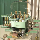 Organizado Maquiagem Luxo Desktop Cosméticos Caixa Armazenamento À Prova Poeira