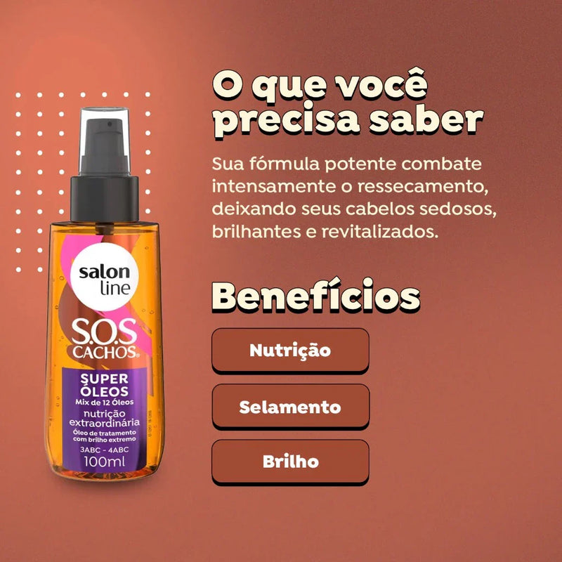 Óleo Salon Line Sos Cachos 100 ml