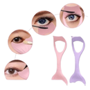 Kit Com 2 Moldes De Silicone Para Aplicação de Mascara de Cílios Delineador e Sombra nos Cílios