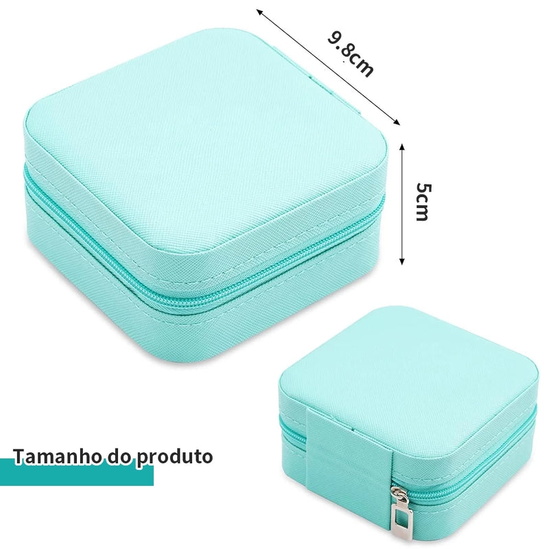 Mini Porta Jóias Luxo – Elegância e Organização em Qualquer Lugar