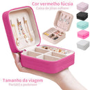 Mini Porta Jóias Luxo – Elegância e Organização em Qualquer Lugar