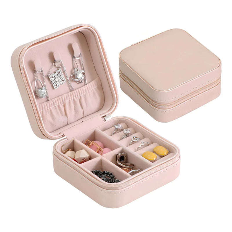 Mini Porta Jóias Luxo – Elegância e Organização em Qualquer Lugar