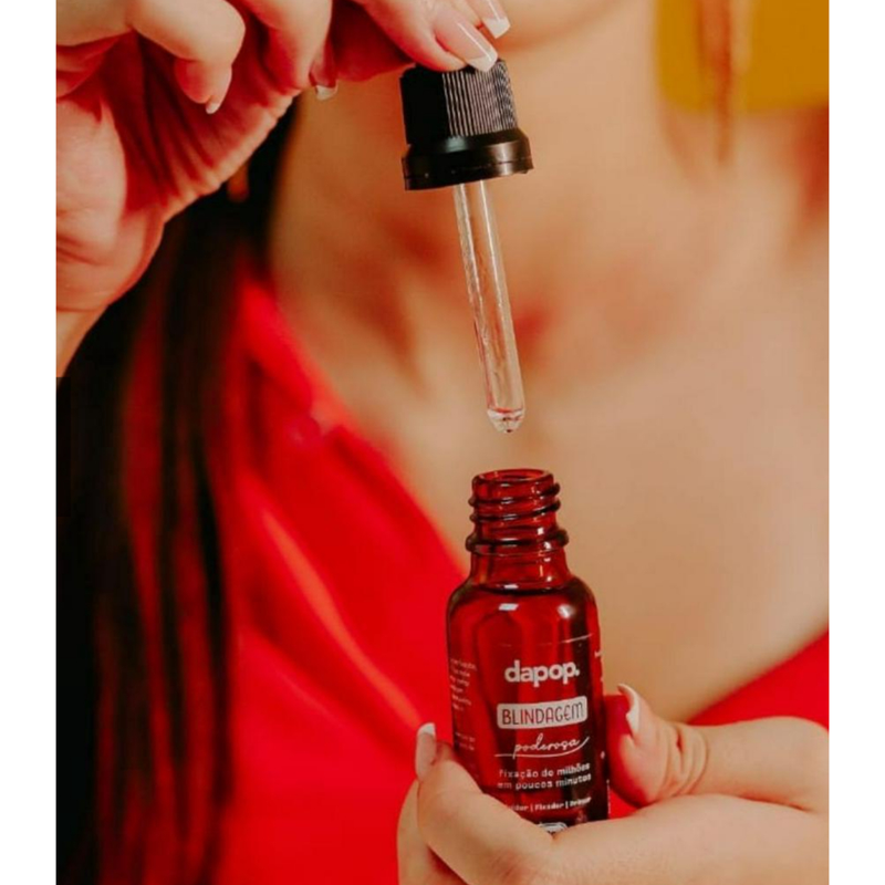 Blindagem Primer 15ml + Bruma Fixador Maquiagem Poderosa Dapop