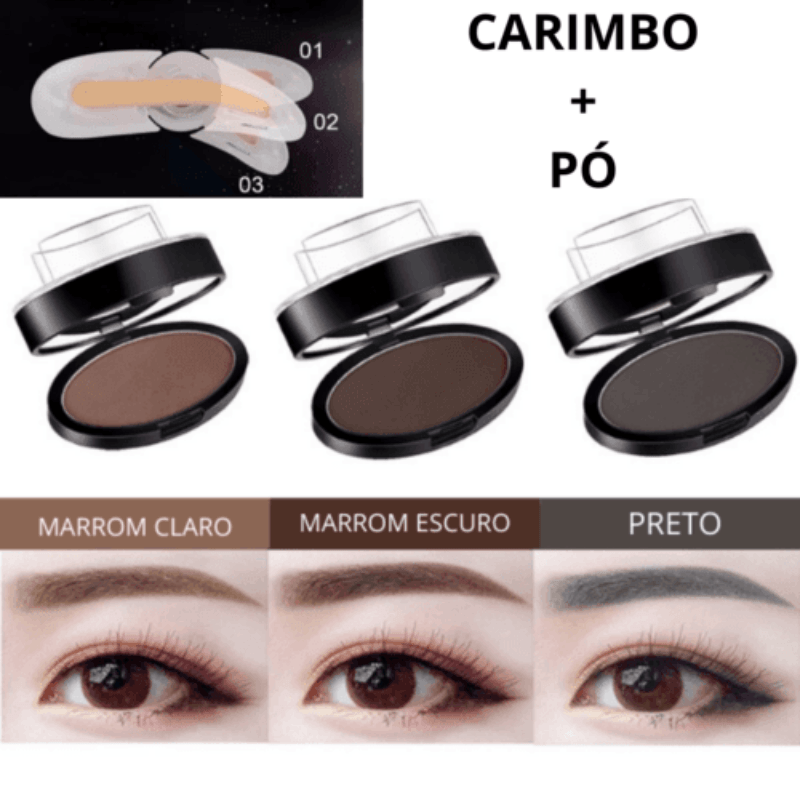 Carimbo Sobrancelha Instantânea PerfectStamp