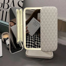 Espelho Portátil LED Dobrável - Garanta já o seu!