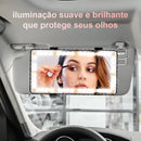 Espelho com LED Recarregável – Make Perfeita em Qualquer Lugar 💄