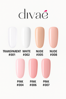 Polygel X&D DIVAÉ 30g + Brinde exclusivo de 100 unidades Moldes F1 - Últimas unidades