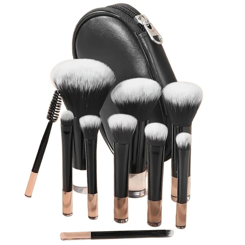 Conjunto de 10 pincéis + Bolsa para transporte