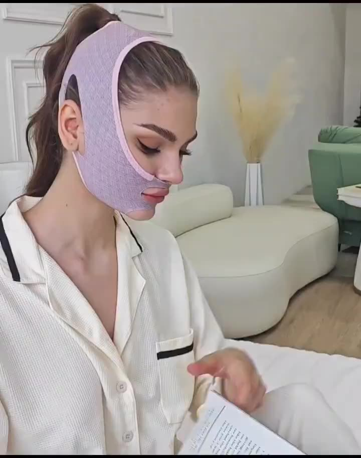 Máscara De Beleza Antirrugas E Reafirmante VFace Lifting Contra Jowls