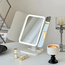 Espelho Portátil LED Dobrável - Garanta já o seu!