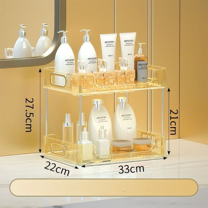 Organizador Prateleira Diamante Acrílico Porta Maquiagem Perfumes