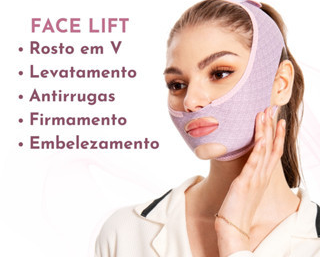 Máscara De Beleza Antirrugas E Reafirmante VFace Lifting Contra Jowls