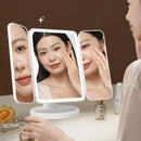 Espelho Portátil LED Dobrável - Garanta já o seu!