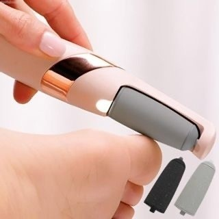 Lixador De Pé Elétrico Lixa Elimina Calo Portátil Usb Pilha Pedicure