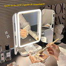 Espelho Portátil LED Dobrável - Garanta já o seu!
